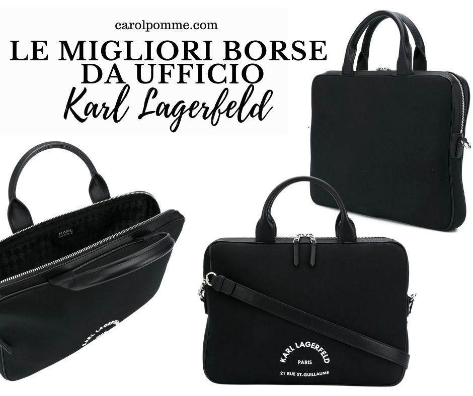borsa da ufficio firmata Karl Lagerfeld
