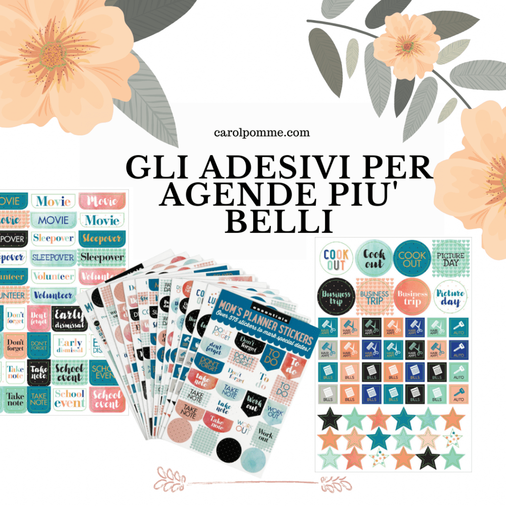 adesivi migliori agenda di una mamma