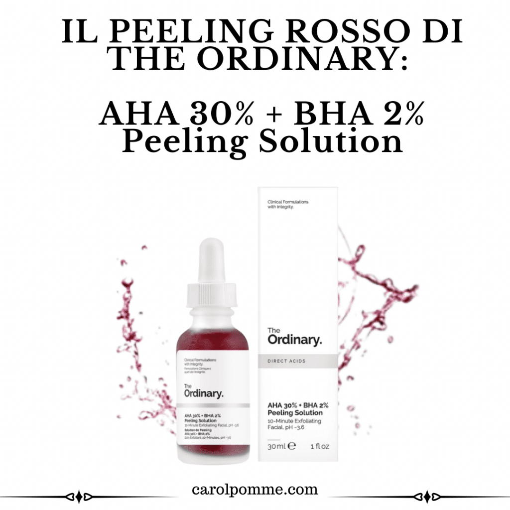 A cosa serve il peeling rosso The Ordinary