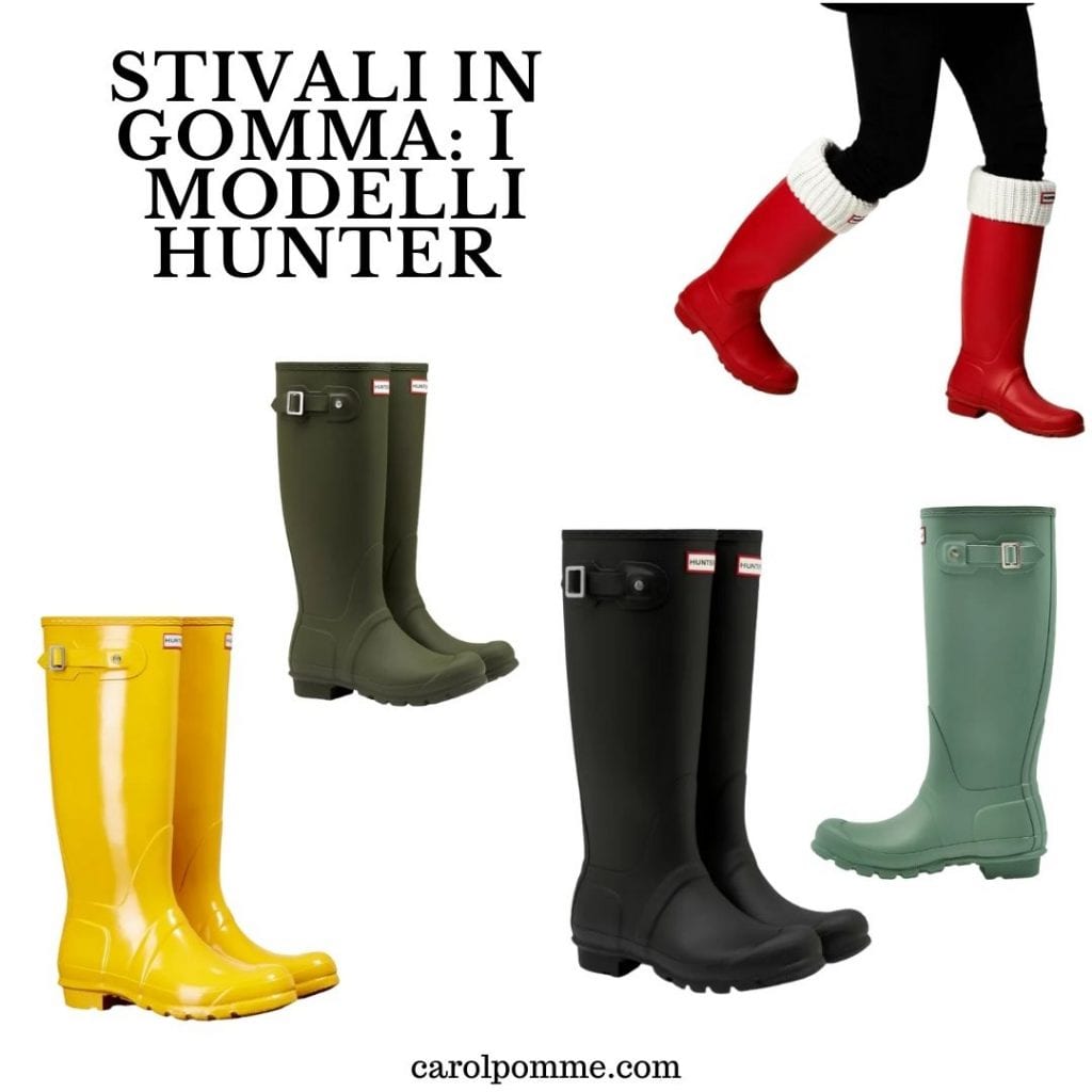 Stivali in gomma Hunter da comprare