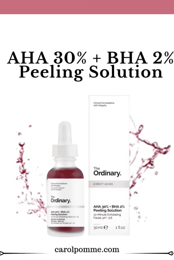 The Ordinary AHA BHA Peeling Solution