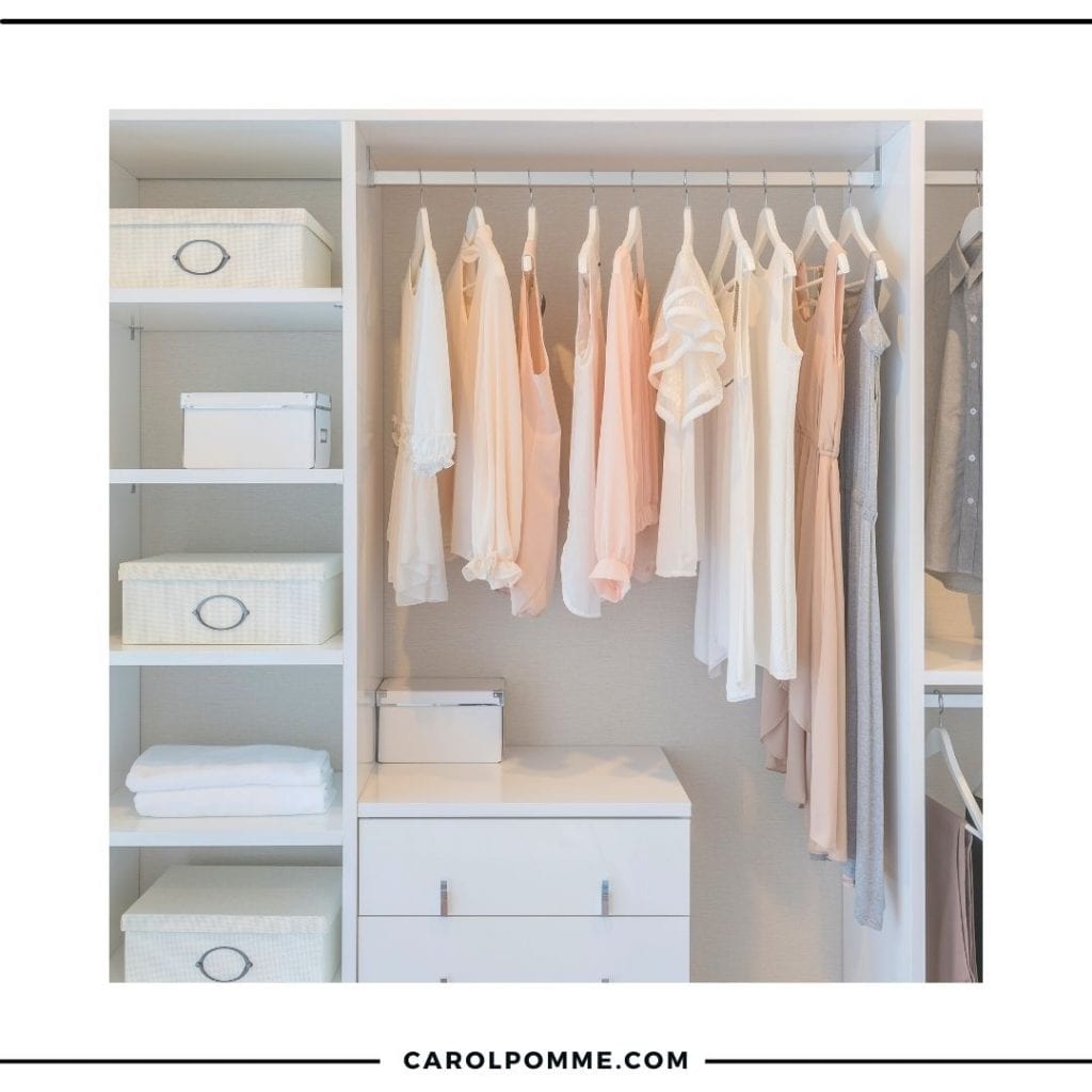 come fare decluttering armadio