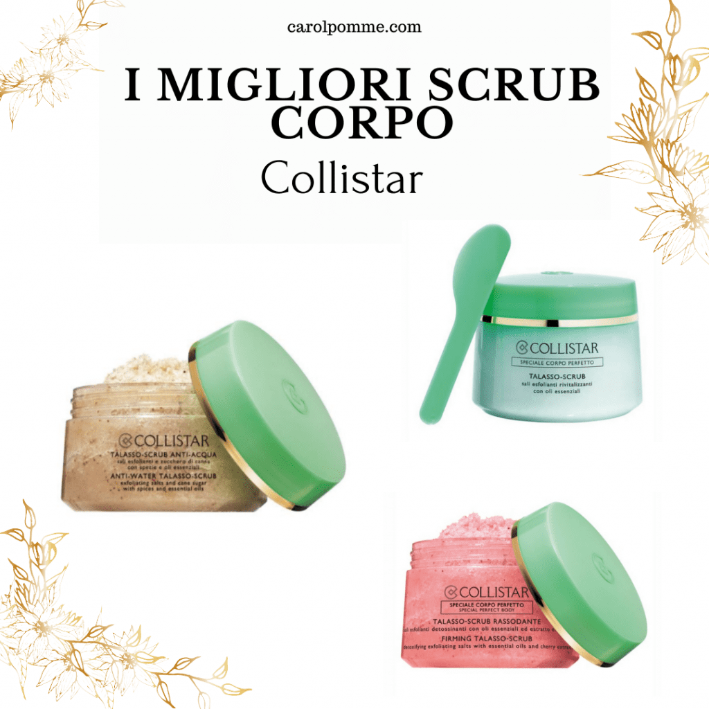 scrub corpo collistar migliori