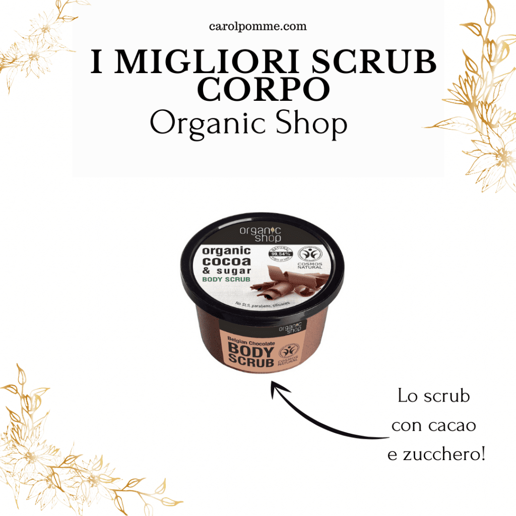 organic shop scrub corpo esfoliante cacao