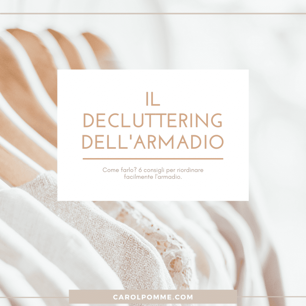 decluttering vestiti