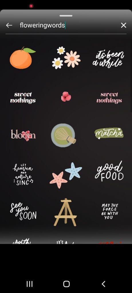 gif instagram stories natura