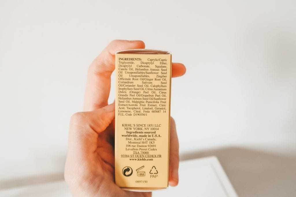 Daily Reviving Concentrate Kiehl's lista ingredienti