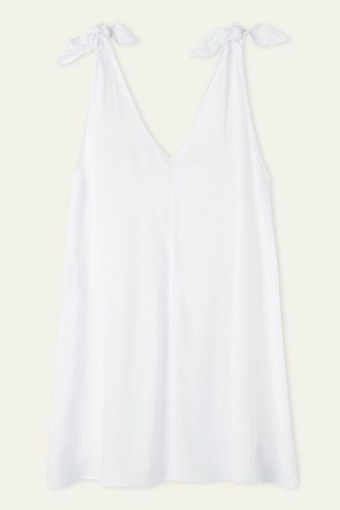 tezenis 2021 abito bianco spiaggia