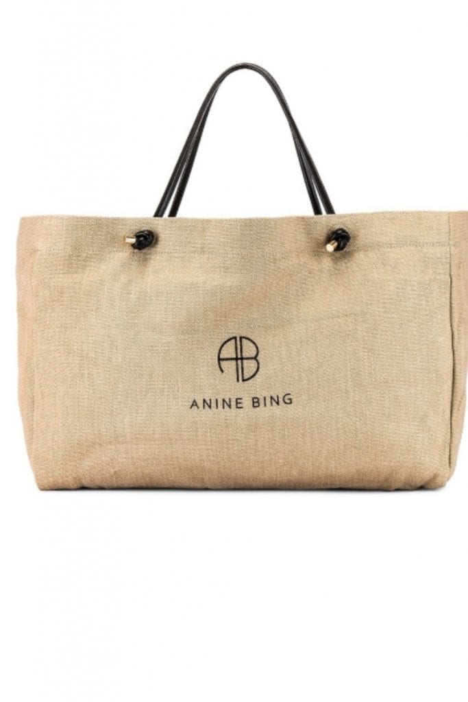 borsa spiaggia lino