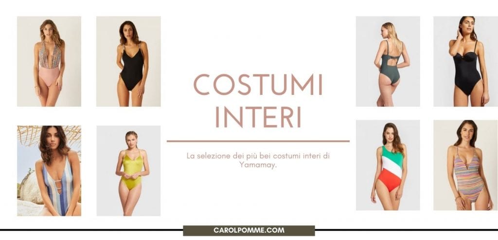 costumi interi più belli yamamay 2021