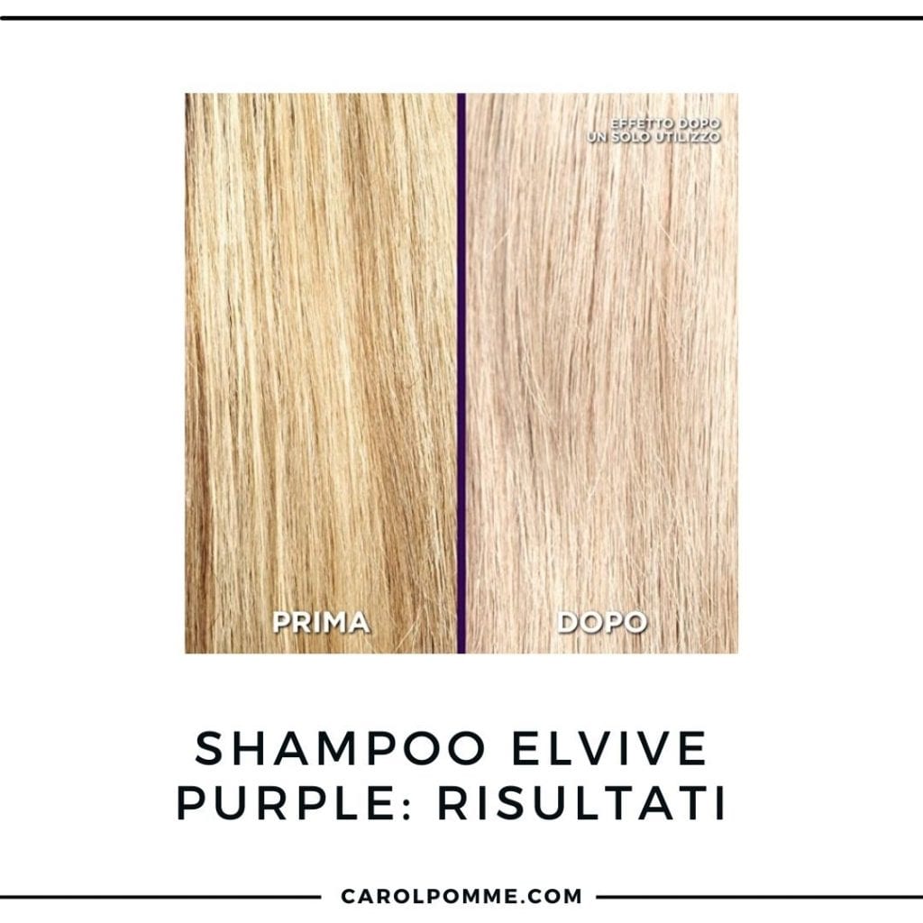 shampoo elvive purple risultati