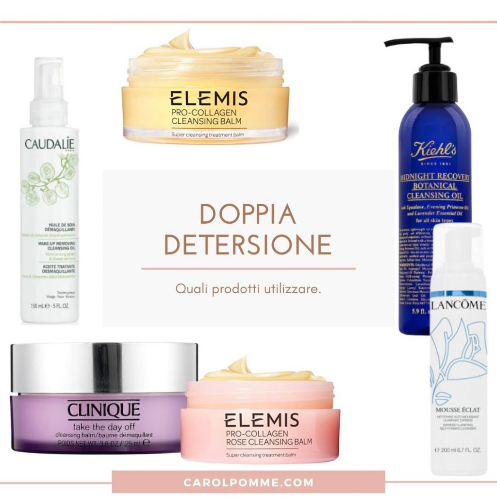 che prodotti utilizzare per doppia detersione