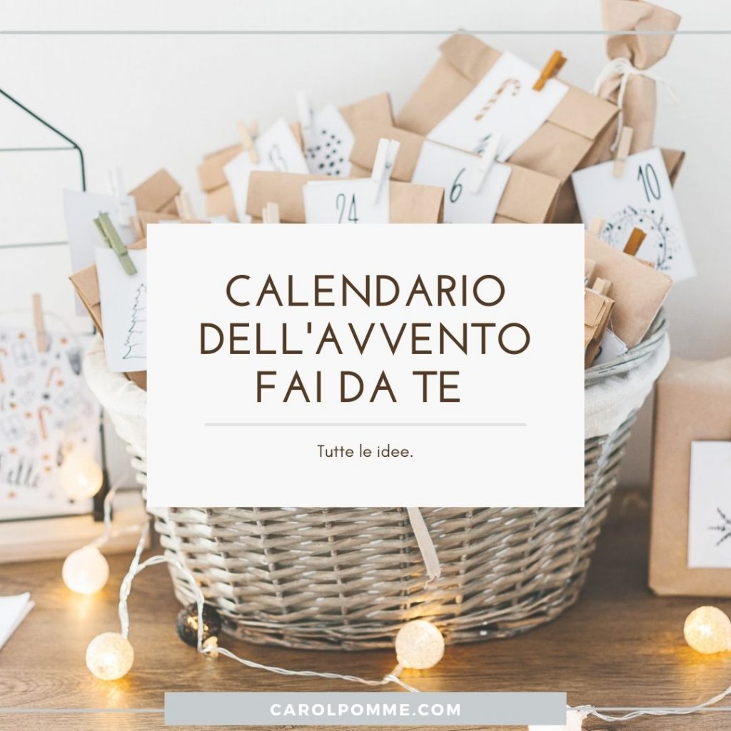 idee calendario avvento fai da te