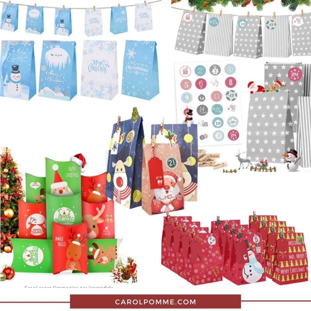 advent calendar fatto in casa per bambini