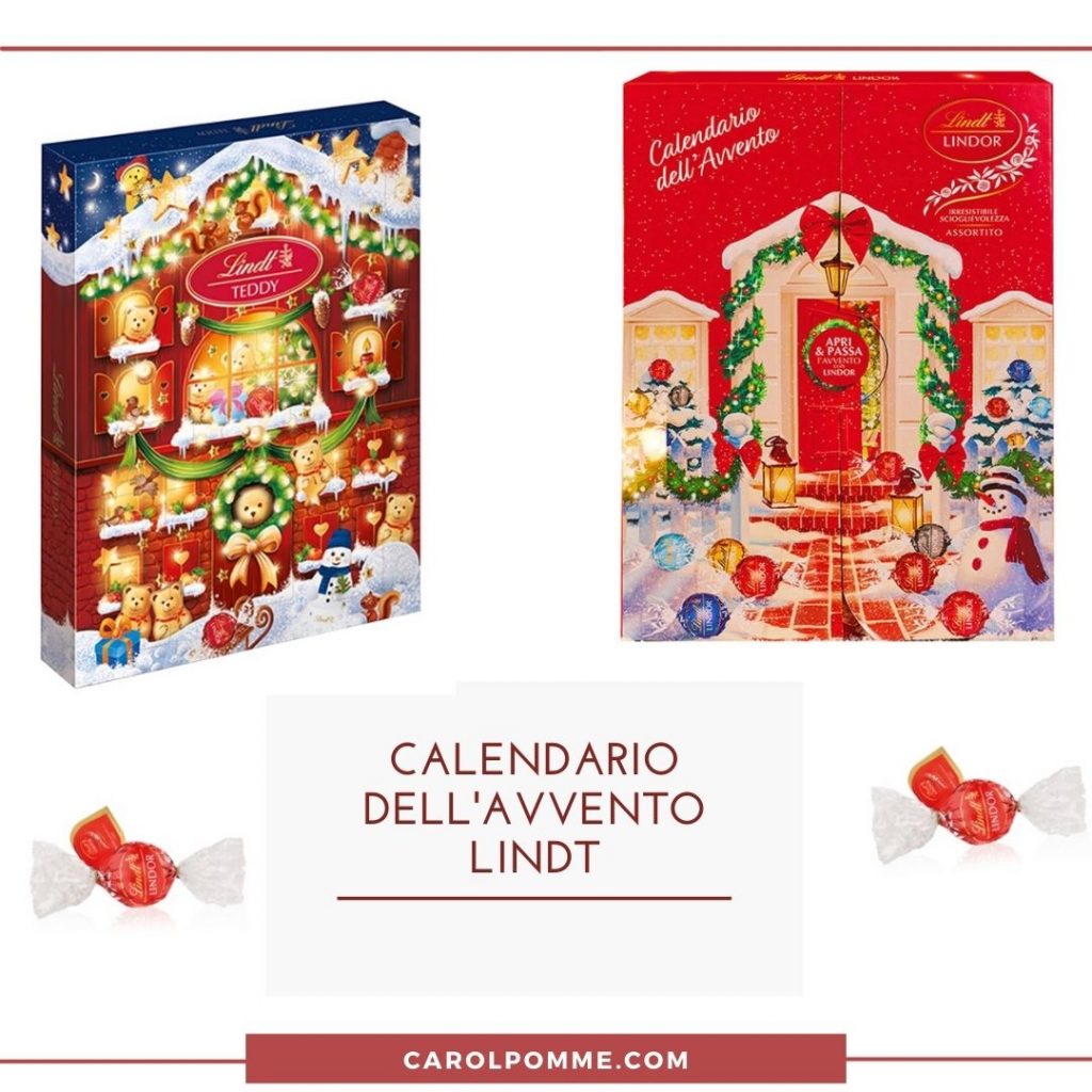 calendario avvento lindt lindor cioccolatini