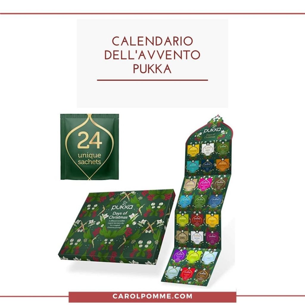 Calendario dell'Avvento tè pukka