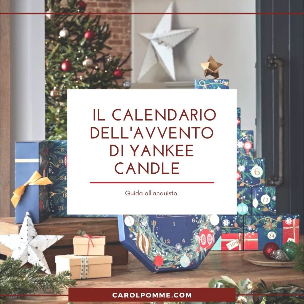 calendari avvento yankee candle
