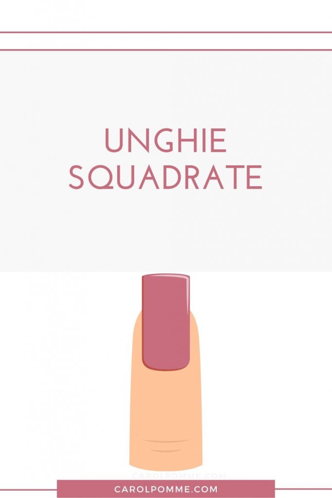 Le unghie squadrate