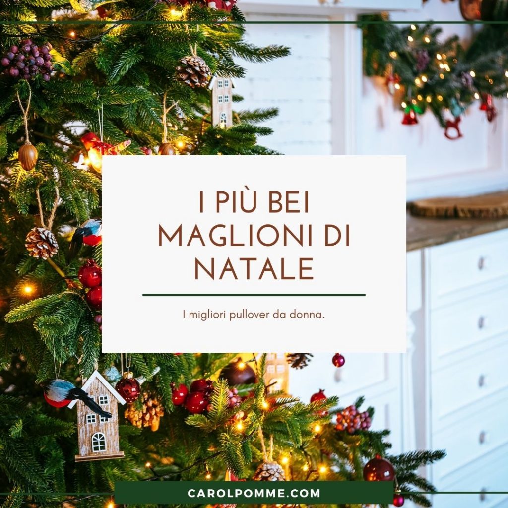i più bei maglioni natalizi da donna