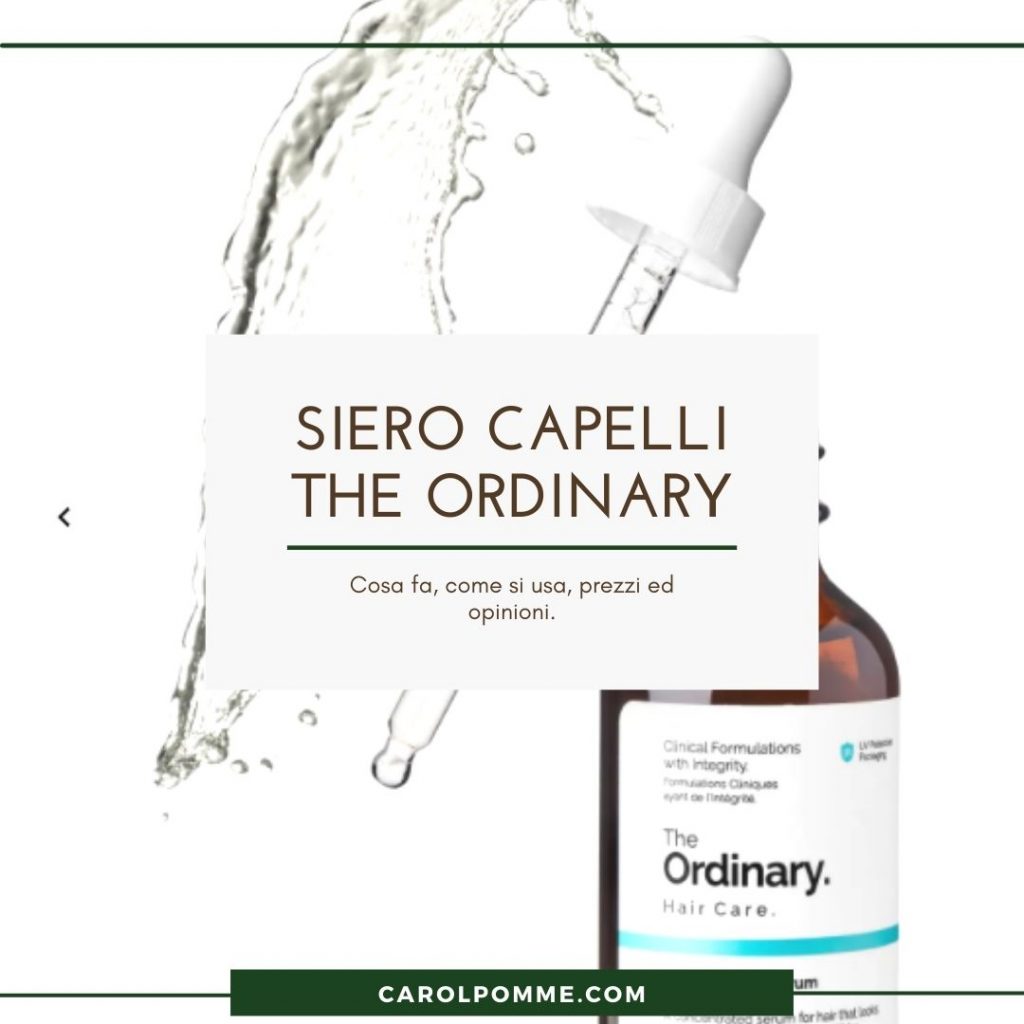 Multi-Peptide Serum for Hair Care Density the ordinary recensione 