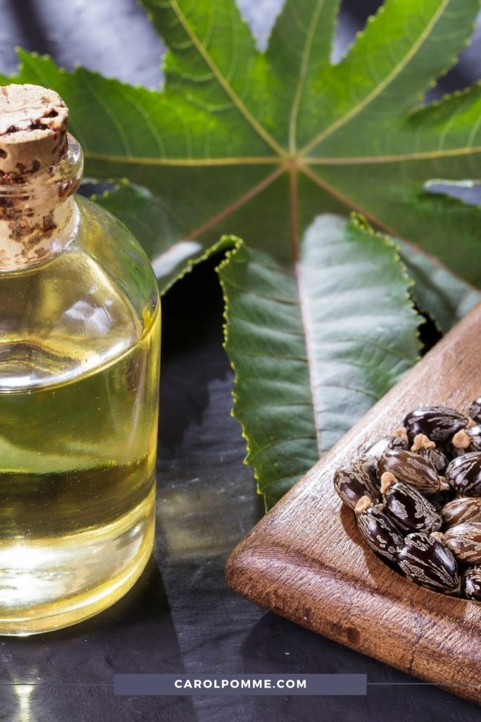 Come applicare l'olio di ricino sui capelli maschera e impacco