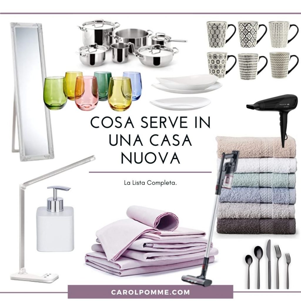 cosa serve in una casa nuova