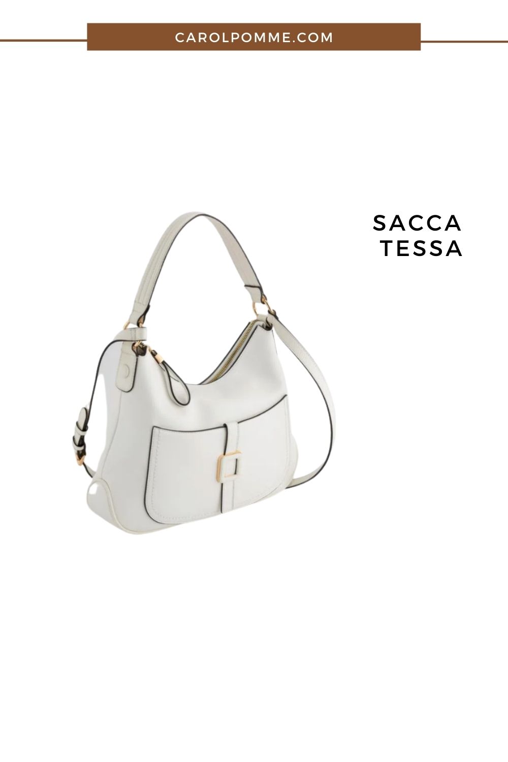 borsa bianca carpisa 2022