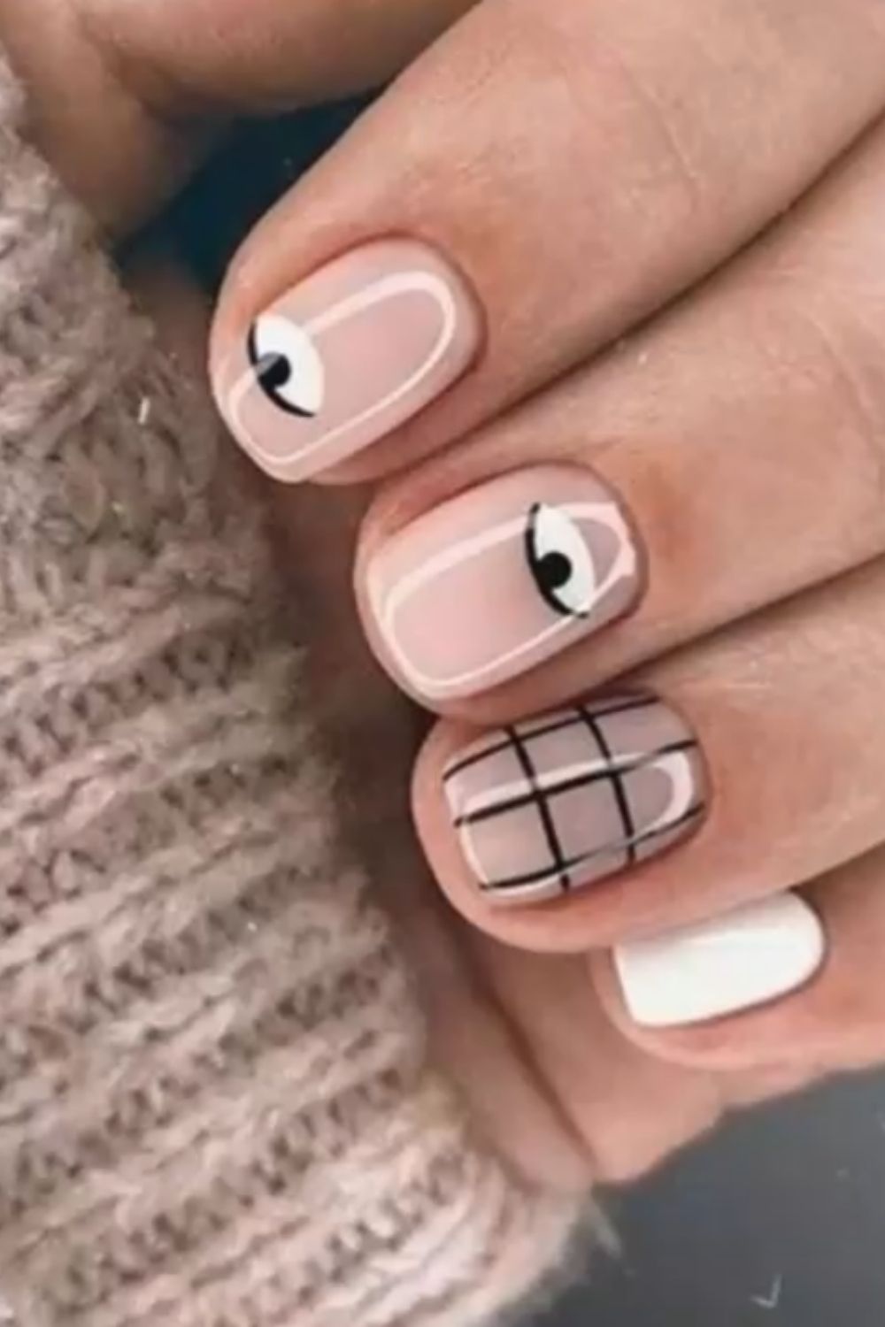 unghie nudo gel nail art
