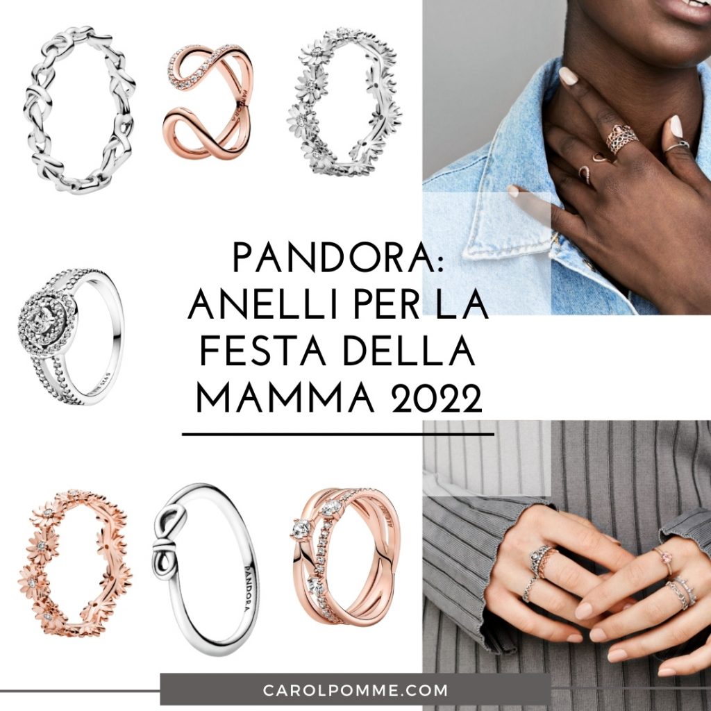 anelli pandora per regalo festa della mamma 2023