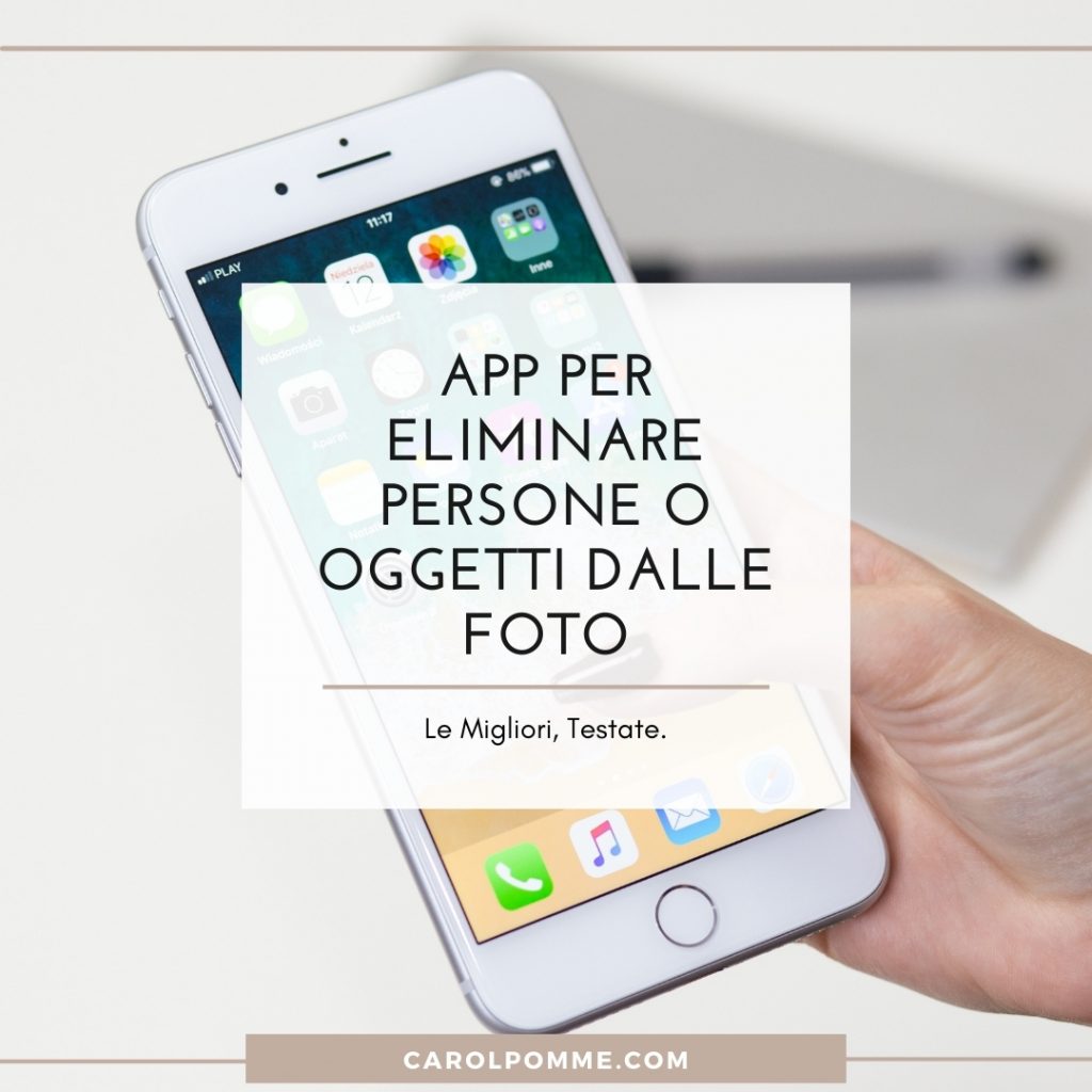 app per eliminare persone dalle foto