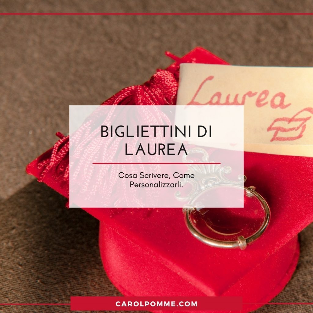 bigliettini bomboniere di laurea cosa scrivere