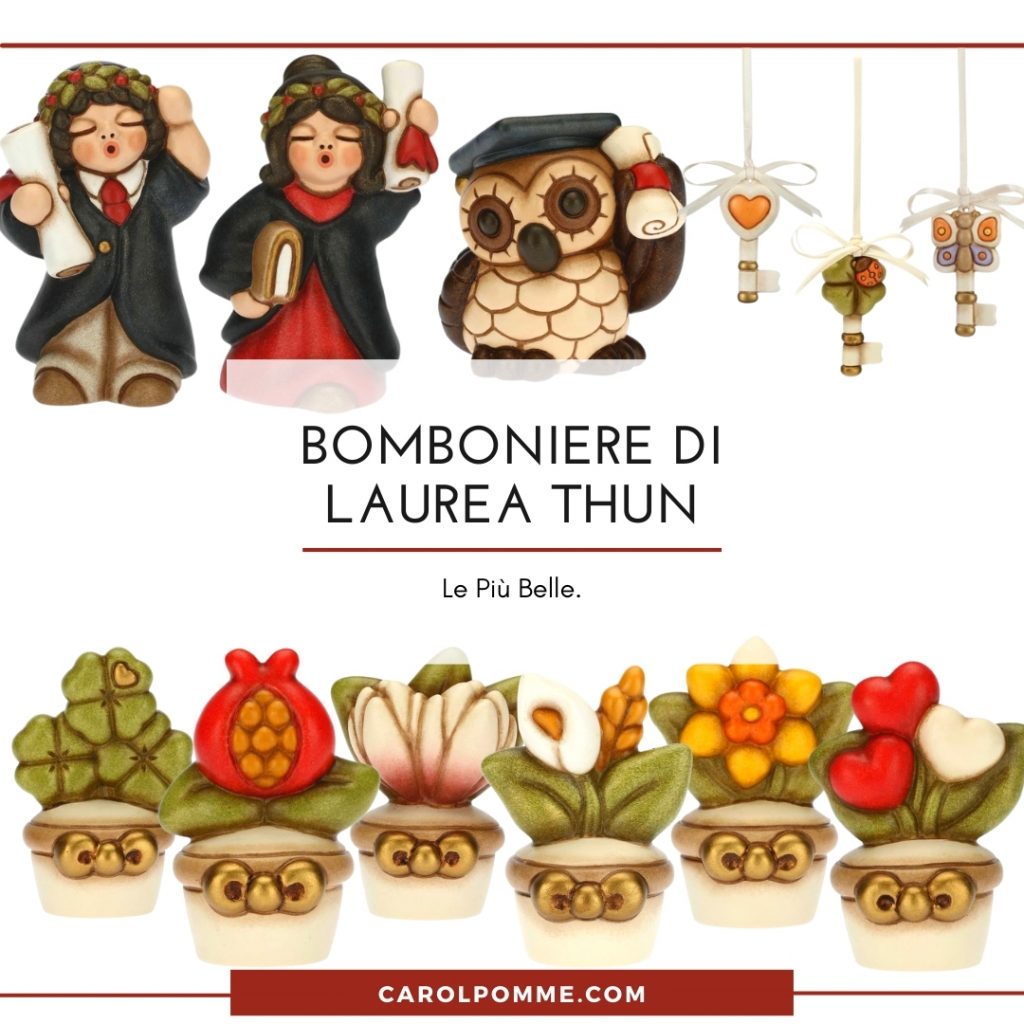 bomboniere laurea thun