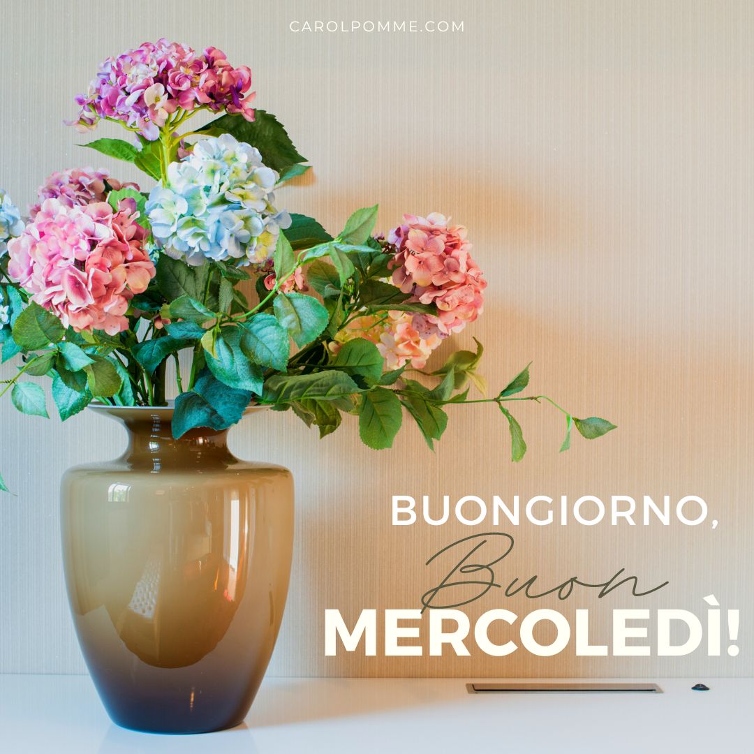buon giorno mercoledì fiori 2022