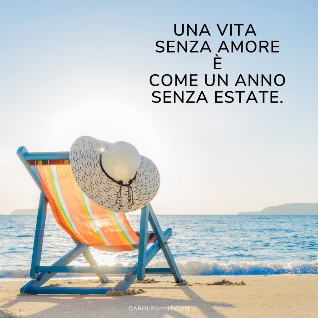 frase fine estate amore
