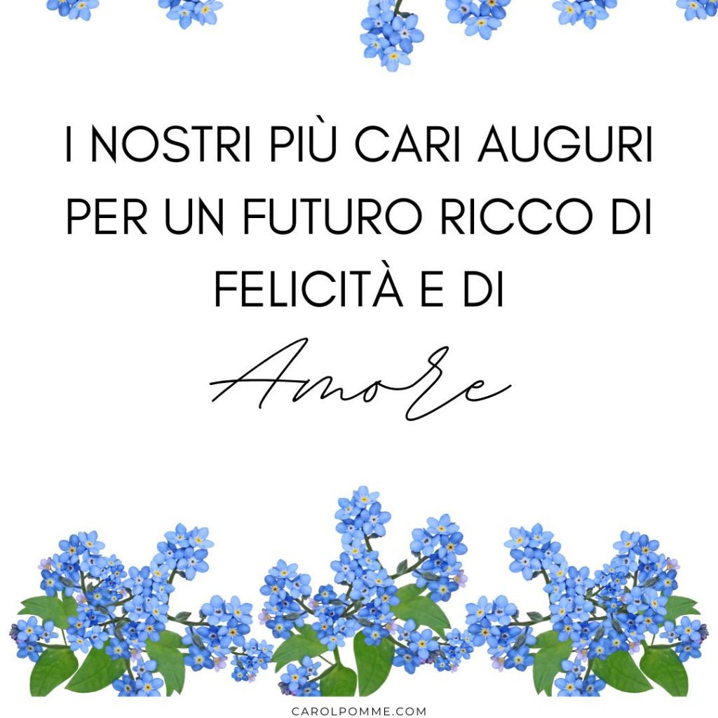 auguri per matrimonio