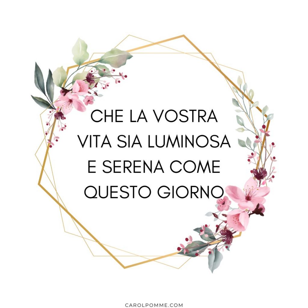 biglietto auguri di matrimonio