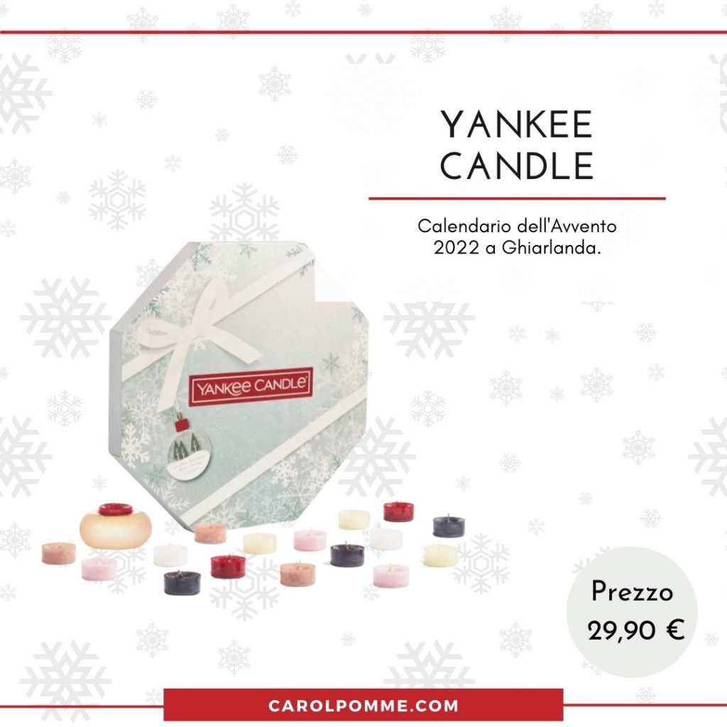 calendari avvento yankee candle 2022 natale