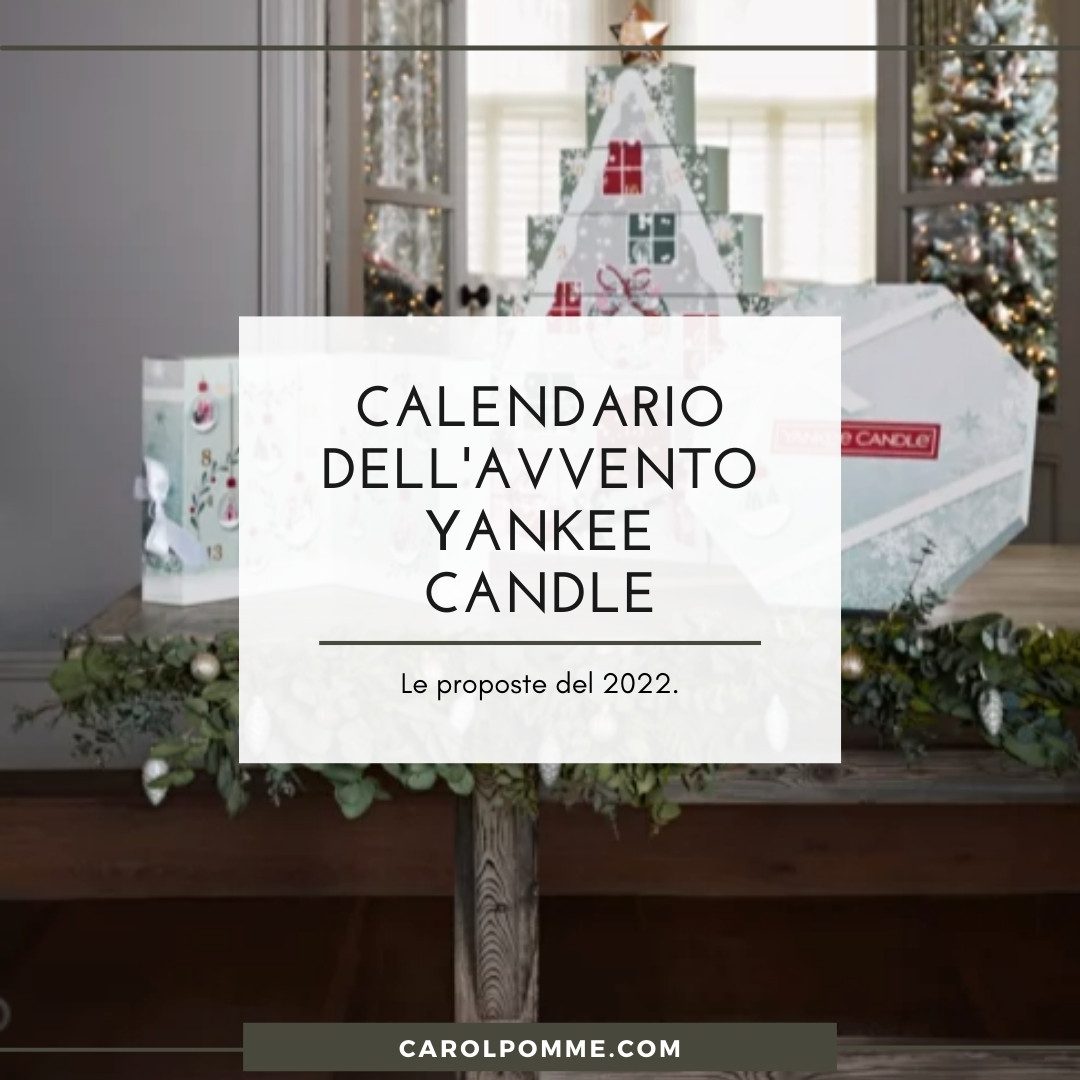 Al momento stai visualizzando Calendario dell’Avvento Yankee Candle Natale 2022