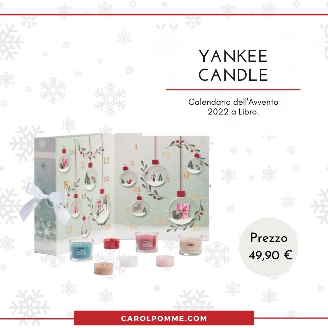 Calendario dell'Avvento Yankee Candle Natale 2023 Carol Pomme