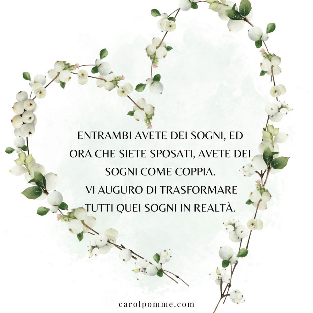 frasi per matrimonio