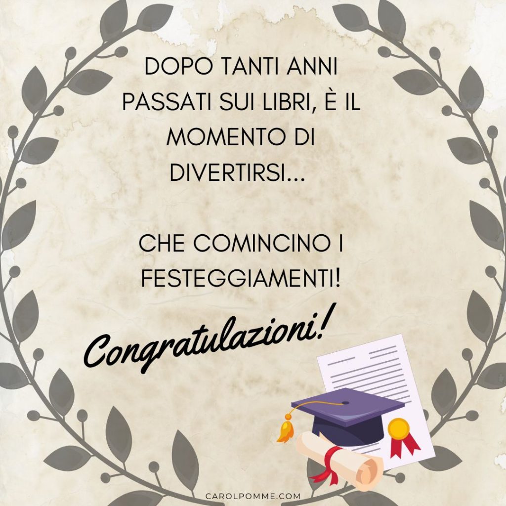 auguri laurea whatsapp