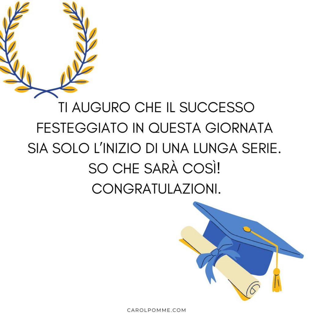 congratulazioni laurea