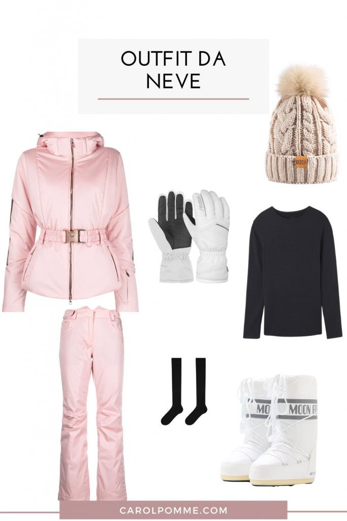outfit da neve donna