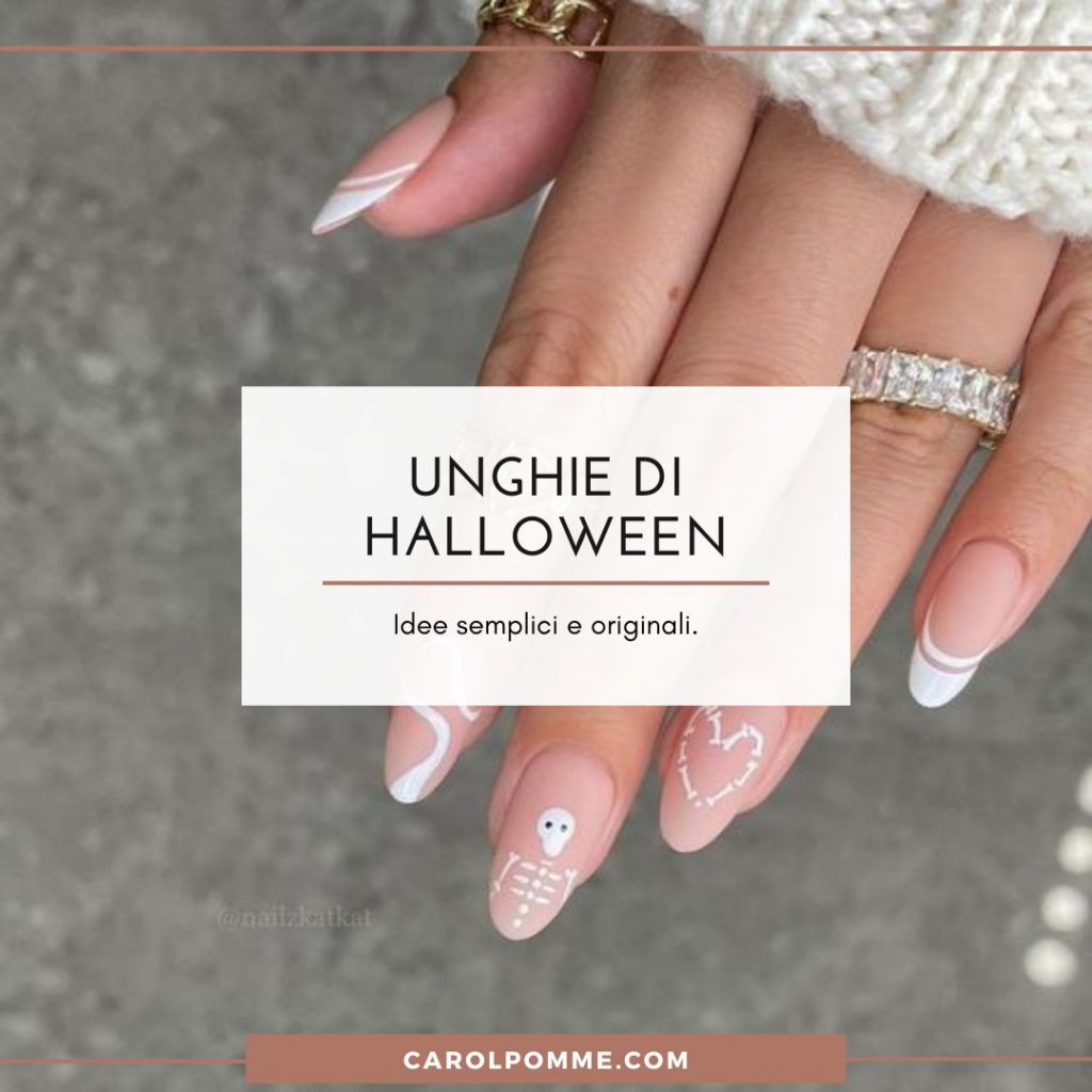 unghie halloween semplici e originali 2022