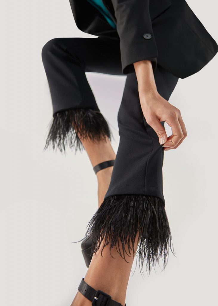 leggings calzedonia nuovi arrivi con piume