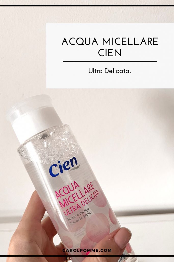 acqua micellare cien inci