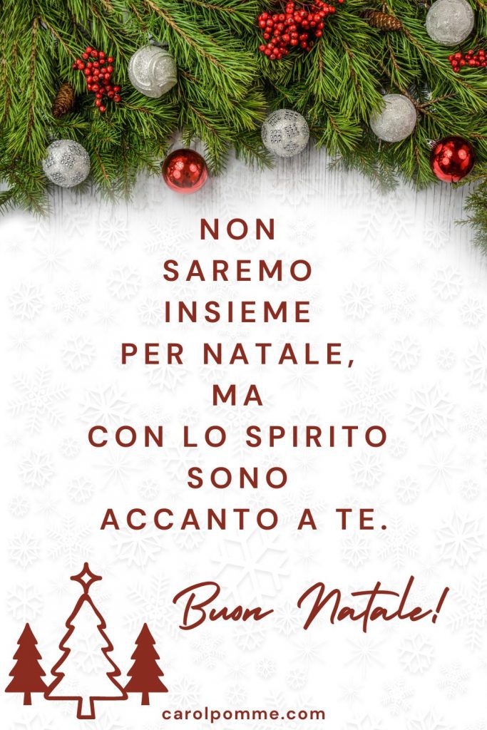 auguri di buon natale a distanza