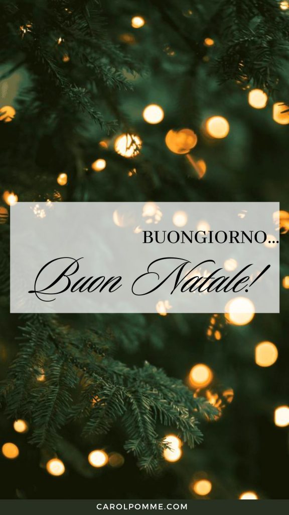 buongiorno buon natale 2023