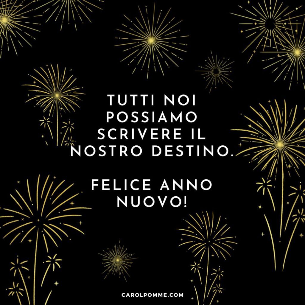 frasi auguri buon anno