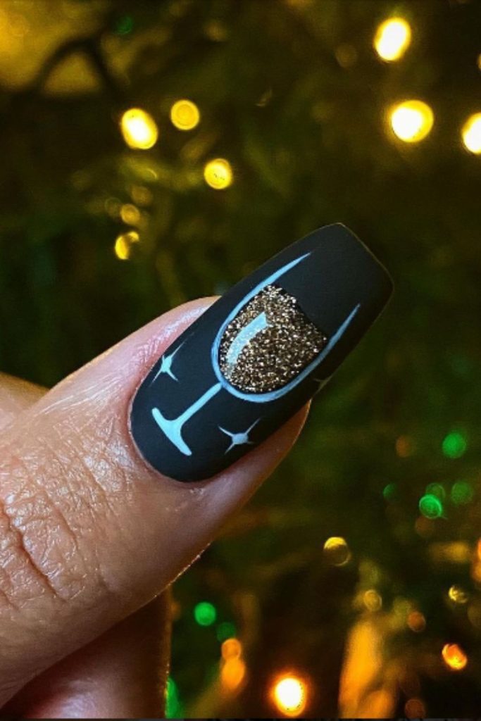 nail art ultimo dell'anno